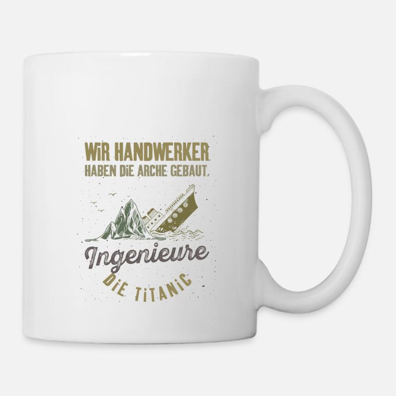 Handwerker Heimwerker Do it yourself Spruch - Tasse - Weiß