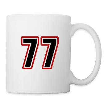 77 Number Symbol - Mug - white - Right