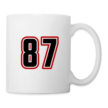 87 Number Symbol - Mug - white - Right