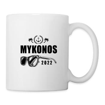 Mykonos 2022 - Tasse - Weiß - Rechts