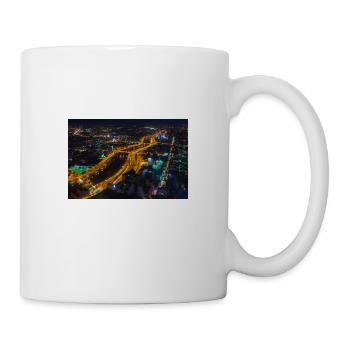 Ho Minh par nuit - Mug blanc - blanc - Droite