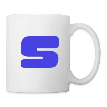 5. 5 JAHRE. 5-JÄHRIGES JUBILÄUM. GEBURTSTAG 5 JAHRE. 5 - Tasse - Weiß - Rechts