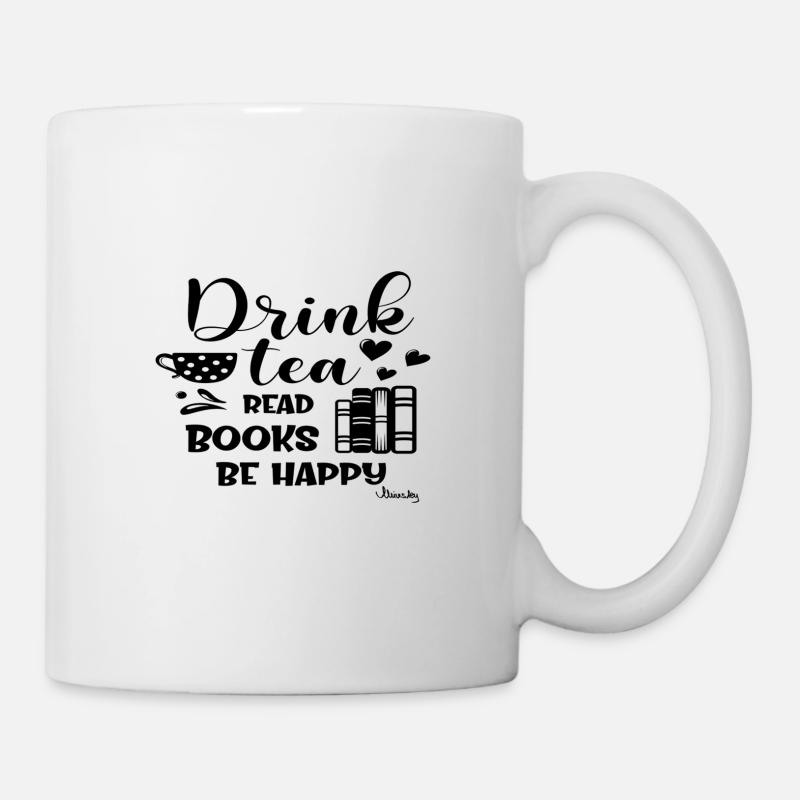 Be Happy - Tasse - Weiß