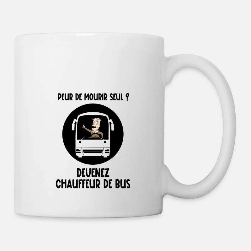 peur de mourir seul - Mug blanc - blanc