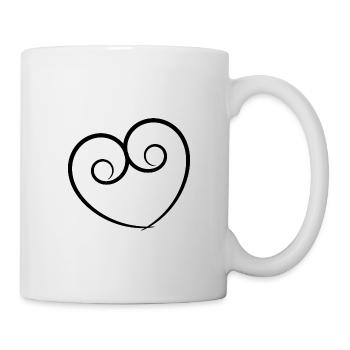VALENTINE'S DAY. Bachelorette party. I LOVE YOU. I LOVE YOU. LOVE - Mug - white - Right