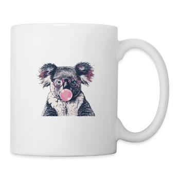 Koala mit Sonnenbrille Bubblegum für einen - Tasse - Weiß - Rechts