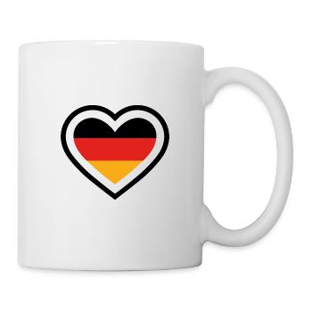 German Sports Teams - Heart - Mug - white - Right