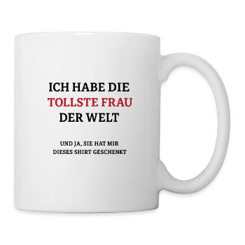 T-shirt citation humoristique - Mug blanc - blanc - Droite