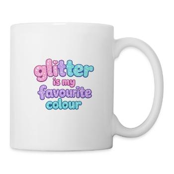 glitter is my favorite color, Cheerful summers - Mug - white - Right