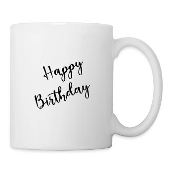 ALLES GUTE ZUM GEBURTSTAG. ALLES GUTE ZUM GEBURTSTAG. JAHRESTAG. - Tasse - Weiß - Rechts