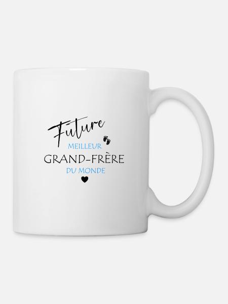 Future meilleur grand-frère du monde - Mug blanc - blanc
