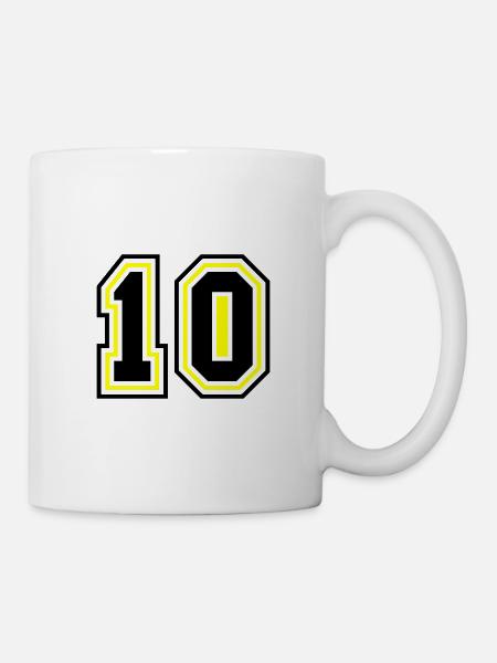 10 number symbol - Mug - white