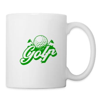 GOLF SPORT GOLF BALL GAME GOLF COURSE SLOGAN MOTIFS - Mug - white - Right
