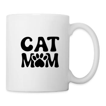 MOM MAMA MOMMY CATS PUSSY MEOW HANGOVER SAYING MOTIF - Mug - white - Right