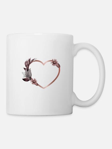 Herz - Tasse - Weiß