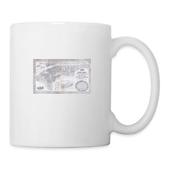 New York 1855 - Tasse - Weiß - Rechts