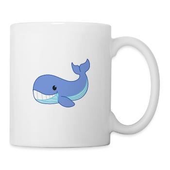 Bébé baleine - Mug blanc - blanc - Droite