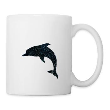 Niedlicher Delphin Mignon Dauphin - Mug blanc - blanc - Droite