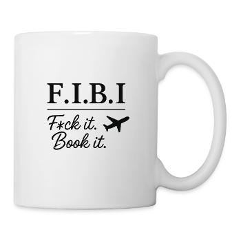 Motif de vol F.I.B.I. - Mug blanc - blanc - Droite