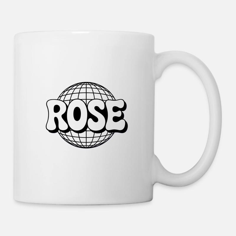 Rose Disco Sphère - Mug blanc - blanc