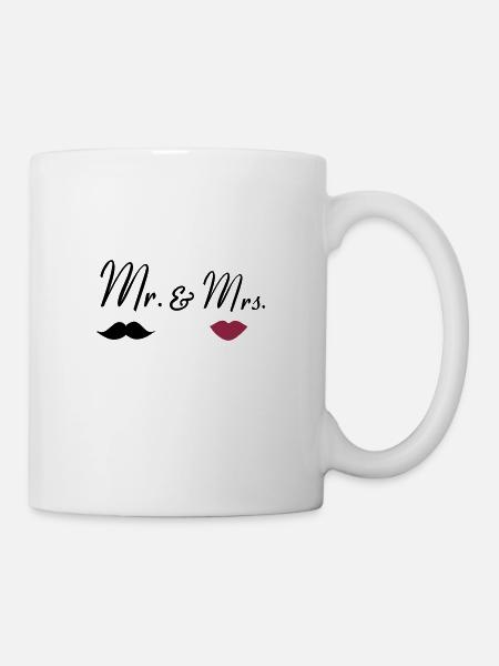mr_mrs_2 - Mug blanc - blanc