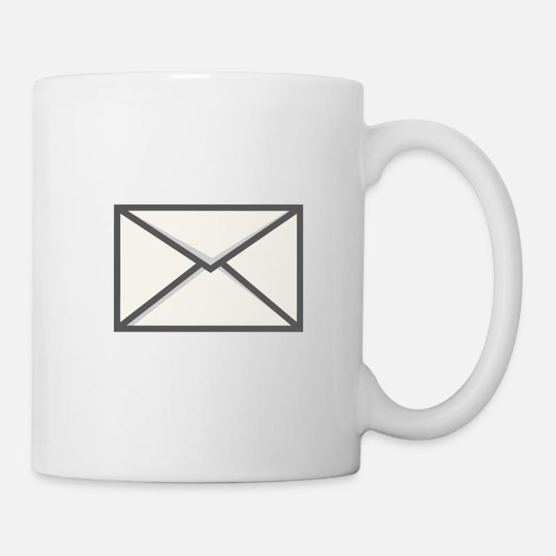 Brief - Tasse - Weiß