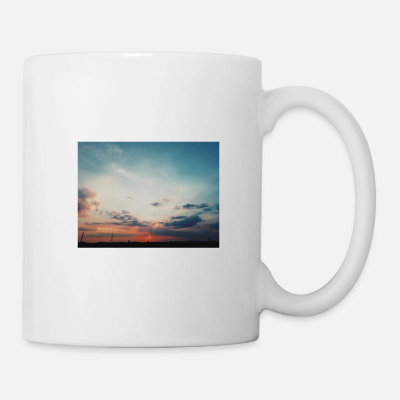 Coucher de soleil - Mug blanc - blanc
