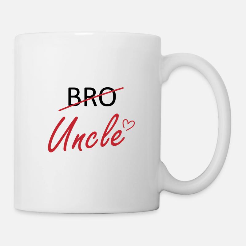 Schwangerschaft: Bro - Uncle - Tasse - Weiß