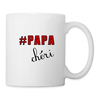 BONNE FÊTE PAPA. PAPA. FÊTE DES PÈRES. BONNE FÊTE - Mug blanc - blanc - Droite