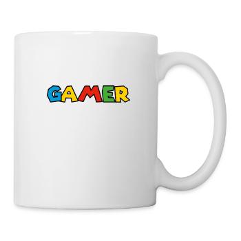Gamer rainbow - Mug blanc - blanc - Droite