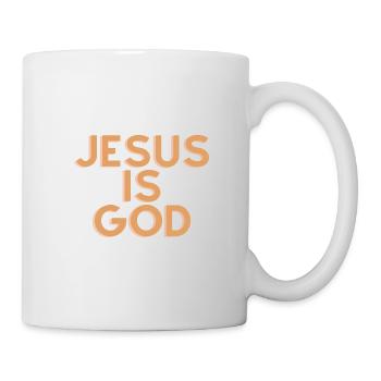 Jesus ist Gott - Christliches Zitat - Tasse - Weiß - Rechts