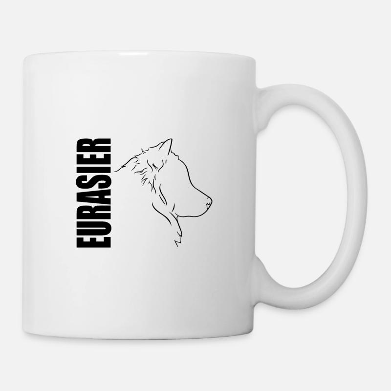 Eurasier Profil Chiens Chiens Wilsigns - Mug blanc - blanc