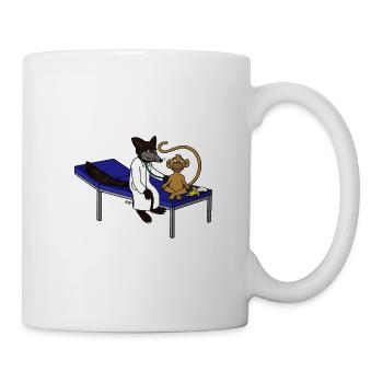 Kojo and Dr. Black Fox - Mug - white - Right
