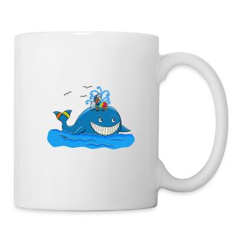 Whale Express from "Zora in the Savannah Clinic" - Mug - white - Right