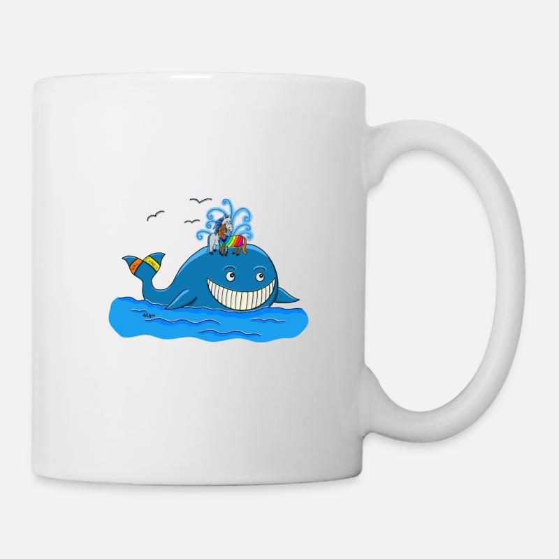 Whale Express from "Zora in the Savannah Clinic" - Mug - white