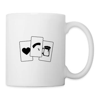 Heart - Beer - Paragliding - - Mug - white - Right