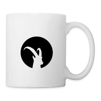 Chèvre - (7) - Mug blanc - blanc - Droite