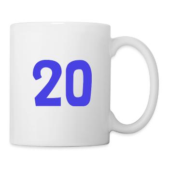 20. 20 YEARS. 20th ANNIVERSARY. 20TH ANNIVERSARY. - Mug - white - Right