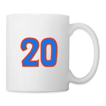 20. 20 YEARS. 20th ANNIVERSARY. 20TH ANNIVERSARY. - Mug - white - Right