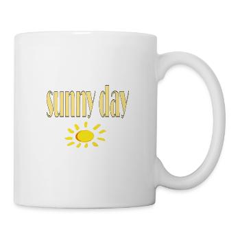 sunny day - Tasse - Weiß - Rechts