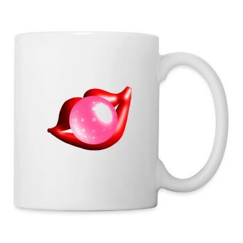 Kaugummiblase - Tasse - Weiß - Rechts