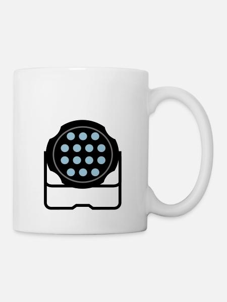 Scheinwerfer4 - Tasse - Weiß