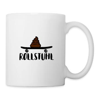Rollstuhl - Tasse - Weiß - Rechts