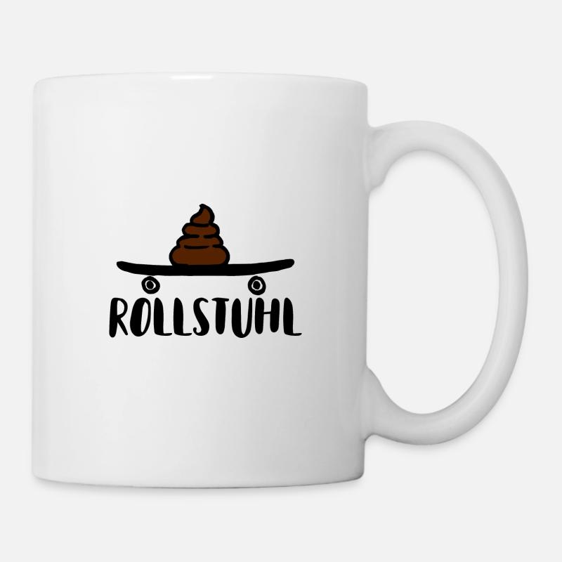 Rollstuhl - Tasse - Weiß