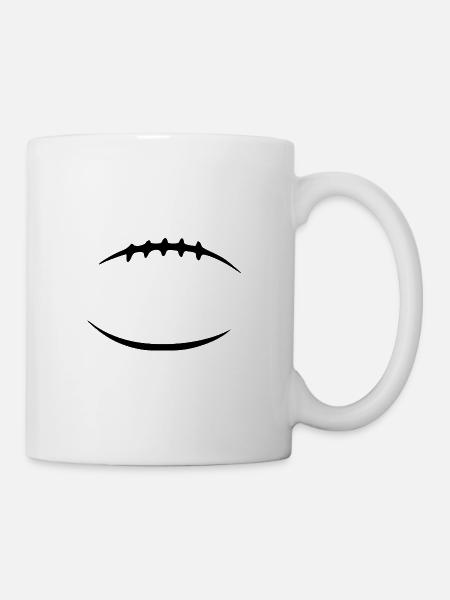 american football Amerika - Tasse - Weiß