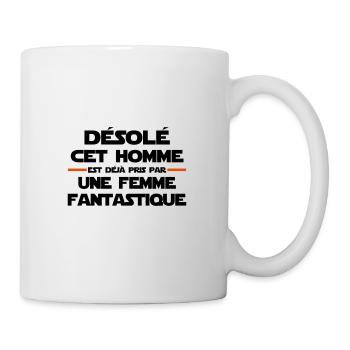 Une femme fantastique T shirt famille humour - Mug blanc - blanc - Droite
