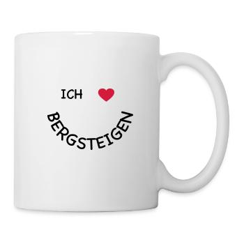 Bergsteigen - Tasse - Weiß - Rechts