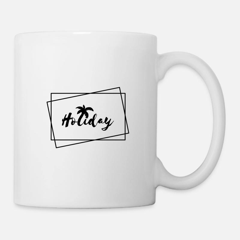 Vacances - Mug blanc - blanc