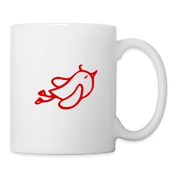 doux oiseau - Mug blanc - blanc - Droite