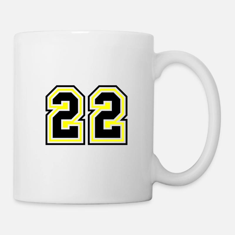 22 number symbol - Mug - white